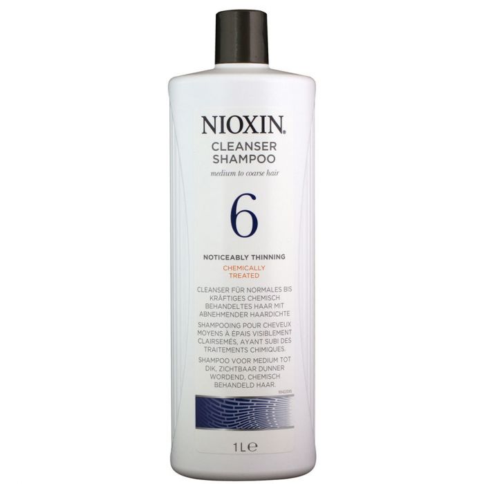 På daglig basis mærke pilot Nioxin 6 Cleanser Medium to Coarse Hair | Noticeably Thinning Chemically  Treated