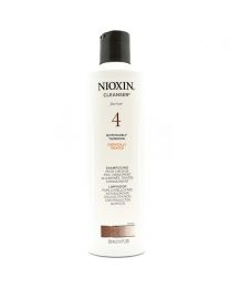Nioxin 4 Cleanser for Fine Hair | Noticeably Thinning Chemically Treated
