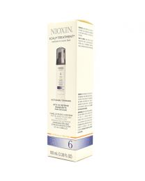 Nioxin 6 Scalp Treatment Medium to Coarse Hair | Noticeably Thinning Chemically Treated 3.38 fl. oz. (100 ml)